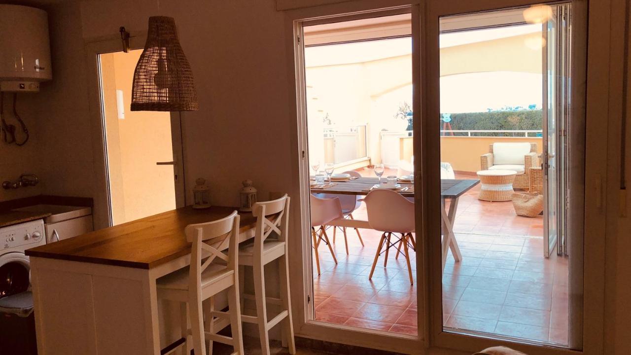Apartamento Denia. Bajo En Primera Linea Bagian luar foto